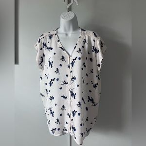 XL Liz Claiborne short sleeve gauzy shirt
